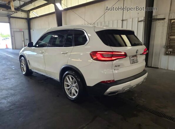 5UXCR6C08L9B81724 2020 BMW X5 White Tył prawy