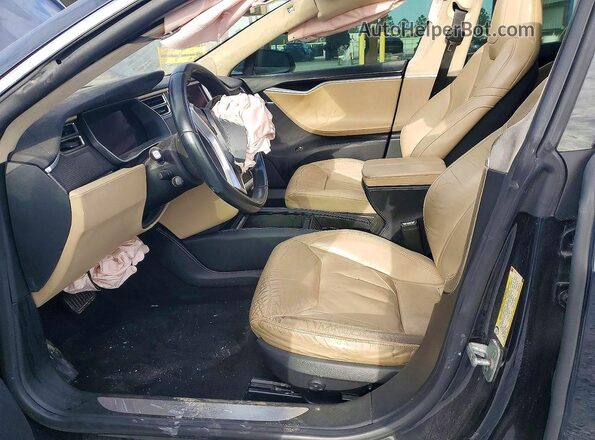 5YJSA1E28GF131971 2016 TESLA MODEL S Black Widok deski rozdzielczej
