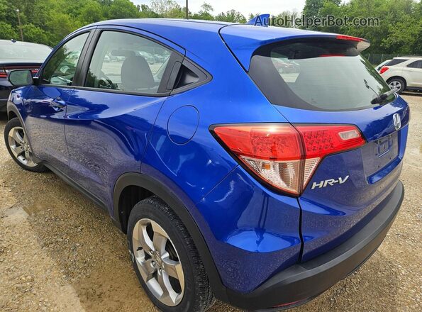 3CZRU6H3XJG729613 2018 HONDA HR-V Blue Przód prawy