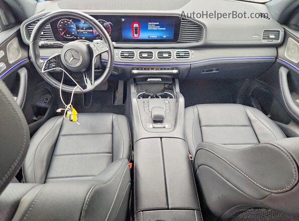 4JGFF5KE5RB037623 2024 MERCEDES-BENZ GLS White Вид щитка приладів