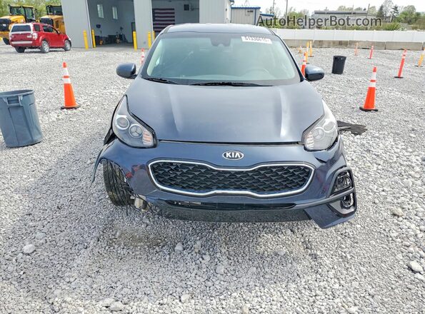 KNDPMCAC4M7913435 2021 KIA SPORTAGE Blue Widok z tyłu