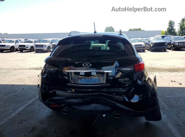JN8CS1MU0HM144151 2017 INFINITI QX70 Black Widok wnętrza z przodu