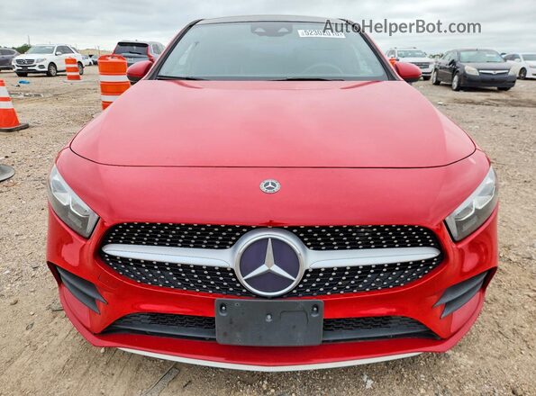 WDD3G4EB4KW017884 2019 MERCEDES-BENZ A Red Rear view
