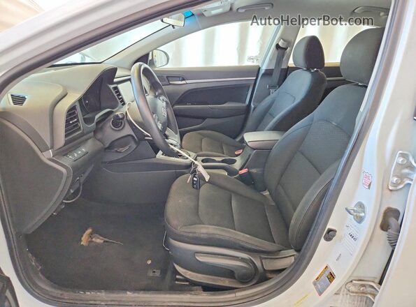 5NPD84LF5LH586235 2020 HYUNDAI ELANTRA White Dashboard view