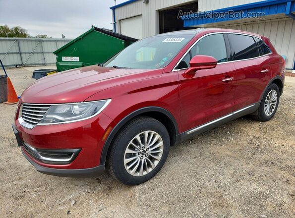 2LMPJ8KR3HBL49539 2017 LINCOLN MKX Red Задня ліва чверть