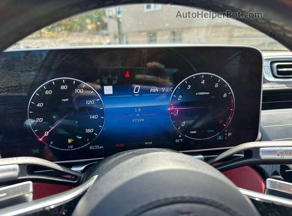 W1K6G7GB3NA112840 2022 MERCEDES-BENZ S Белый Вид панели приборов