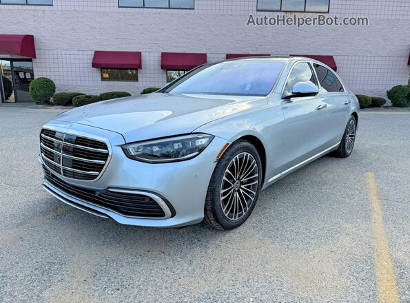 W1K6G7GB1MA018793 2021 MERCEDES-BENZ S Серебряный Задняя левая четверть
