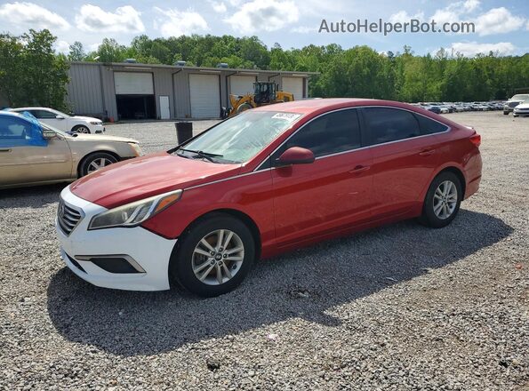 5NPE24AF7HH515330 2017 HYUNDAI SONATA Red 