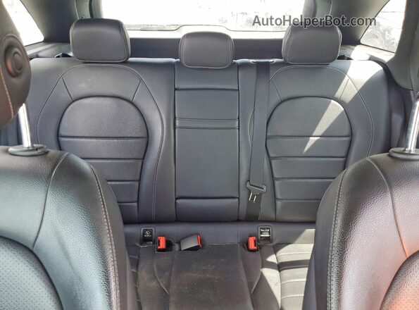 WDC0G4KB8KV185075 2019 MERCEDES-BENZ GLC-CLASS White Rear interior view