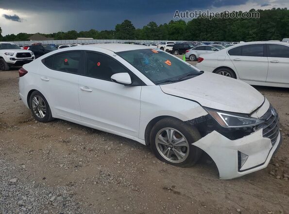 5NPD84LF3KH436641 2019 HYUNDAI ELANTRA White 