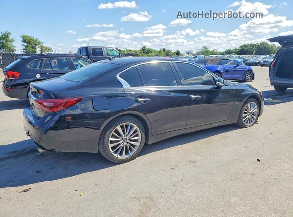 JN1EV7AR4JM440247 2018 INFINITI Q50 Black Առջևի աջ