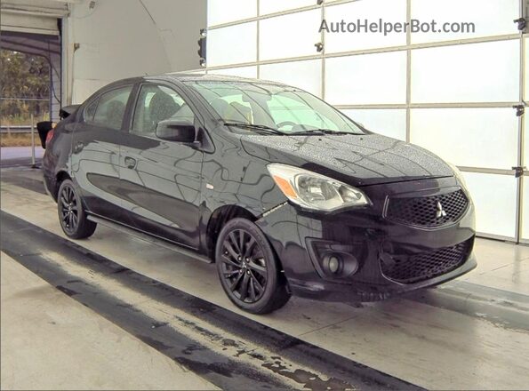 ML32F4FJ4LHF06330 2020 MITSUBISHI MIRAGE Черный Задняя левая четверть