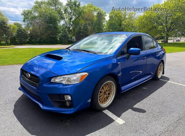 JF1VA1B60H9810770 2017 SUBARU WRX Синий Задняя правая четверть