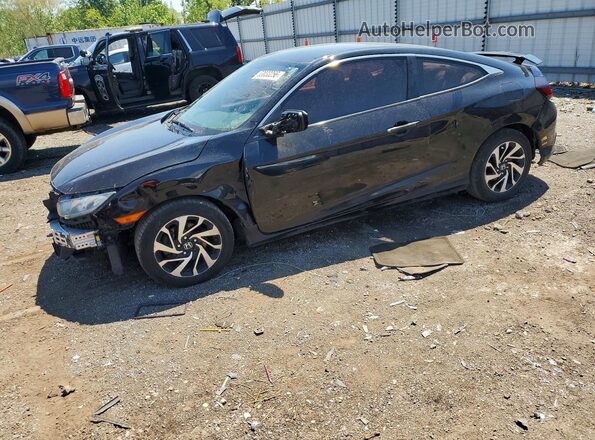 2HGFC4B55JH301475 2018 HONDA CIVIC Черный Задняя левая четверть