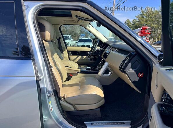 SALGS2RE4JA504820 2018 LAND ROVER RANGE Silver უკანა ხედი