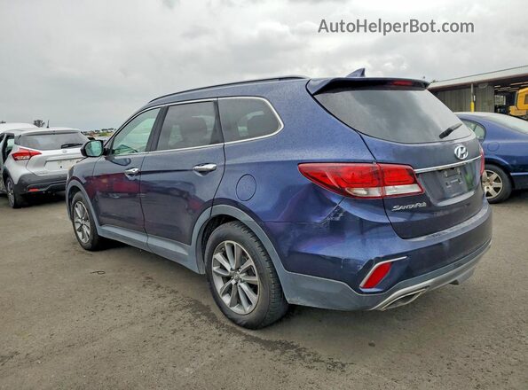 KM8SM4HF7HU212794 2017 HYUNDAI SANTA FE Синий 
