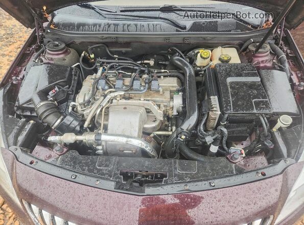 2G4GL5EX9H9121664 2017 BUICK REGAL Burgundy Widok komory silnika
