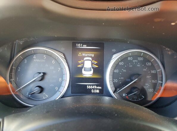 JN1EV7AR4JM440247 2018 INFINITI Q50 Black Հետևի նստատեղերի տեսք