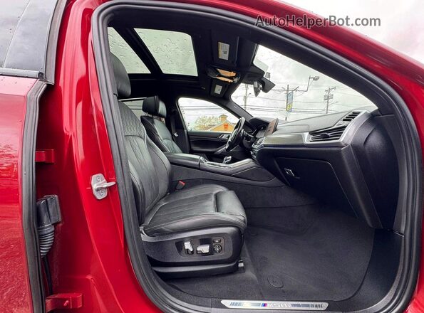5UXCY8C09M9E51267 2021 BMW X6 Burgundy 