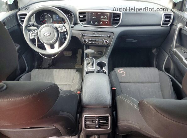 KNDPMCAC4M7913435 2021 KIA SPORTAGE Blue Widok zestawu wskaźników