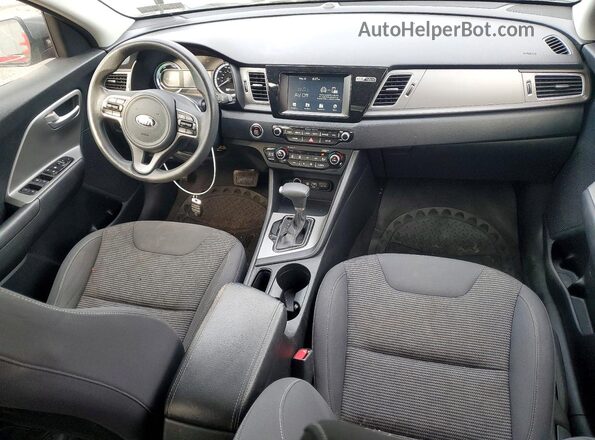 KNDCB3LC5H5104688 2017 KIA NIRO Gray Vista del cuadro de instrumentos