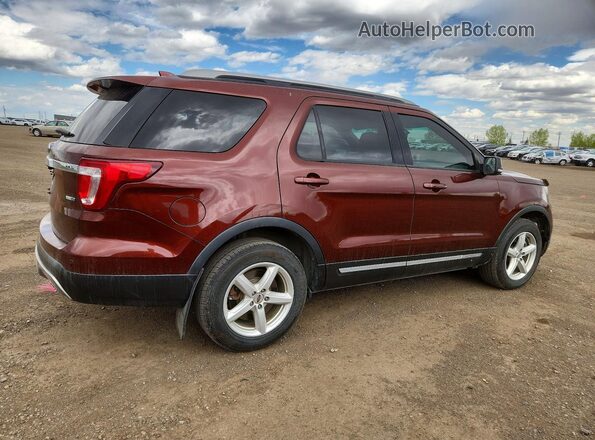 1FM5K8D83GGB13839 2016 FORD EXPLORER Maroon 