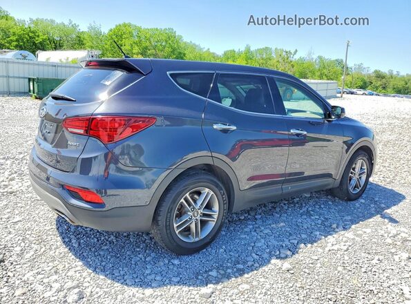 5XYZT3LB9JG572466 2018 HYUNDAI SANTA Gray 