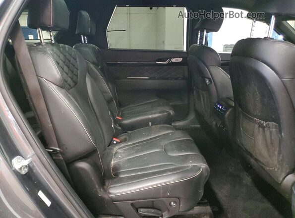 KM8R7DHE5NU427017 2022 HYUNDAI PALISADE Silver Շարժիչի բաժամունքի տեսք