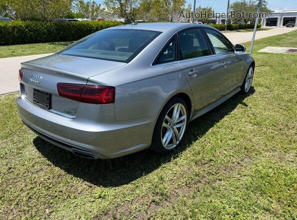 WAUJGAFCXGN100544 2016 AUDI A6 Gray Vista frontal