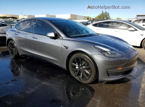 5YJ3E1EA0MF930199 2021 TESLA MODEL Серый 