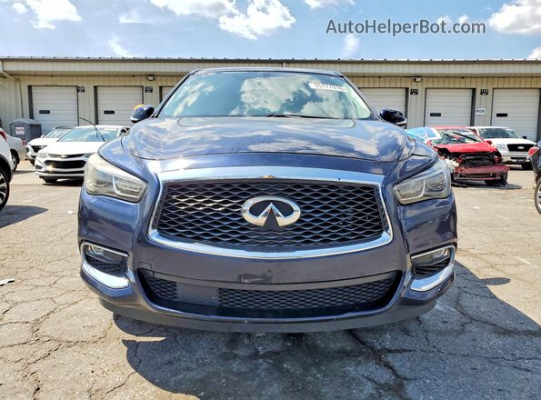 5N1DL0MMXHC541004 2017 INFINITI QX60 Blue უკანა ხედი