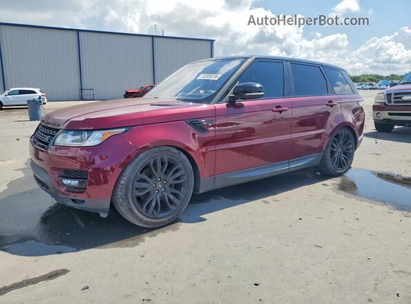 SALWR2PF5GA653586 2016 LAND ROVER RANGE ROVER Red Rear left