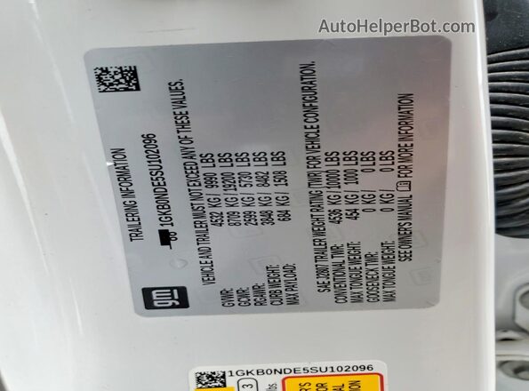 1GKB0NDE5SU102096 2025 GMC HUMMER White Widok komory silnika