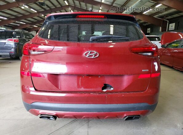 KM8J3CAL2KU990680 2019 HYUNDAI TUCSON Red 