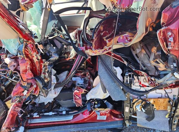 3N1CP5DV5NL475538 2022 NISSAN KICKS Red Widok deski rozdzielczej