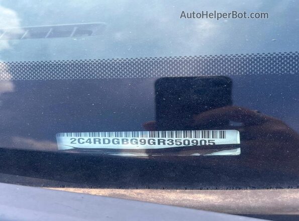 2C4RDGBG9GR350905 2016 DODGE GRAND Белый 
