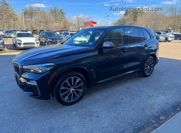 5UXJU4C07LLE45304 2020 BMW X5 Blue Задня ліва чверть