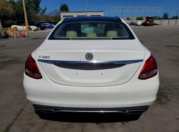 55SWF4JBXHU201125 2017 MERCEDES-BENZ C White Front interior view
