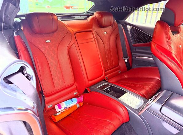 WDDXK8CB9HA018366 2017 MERCEDES-BENZ S Черный Вид салона спереди