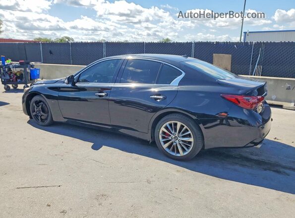 JN1EV7AR4JM440247 2018 INFINITI Q50 Black Հետևի աջ