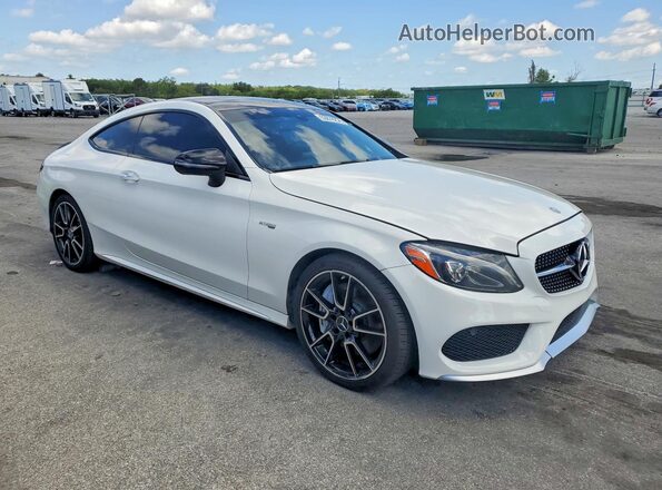 WDDWJ6EB4HF537215 2017 MERCEDES-BENZ C White 