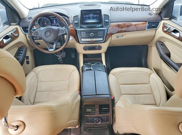4JGDF7DE9HA890384 2017 MERCEDES-BENZ GLS White ხელსაწყოთა პანელის ხედი
