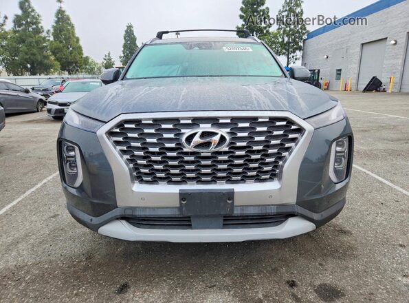 KM8R44HE5NU350366 2022 HYUNDAI PALISADE Gray Вид ззаду
