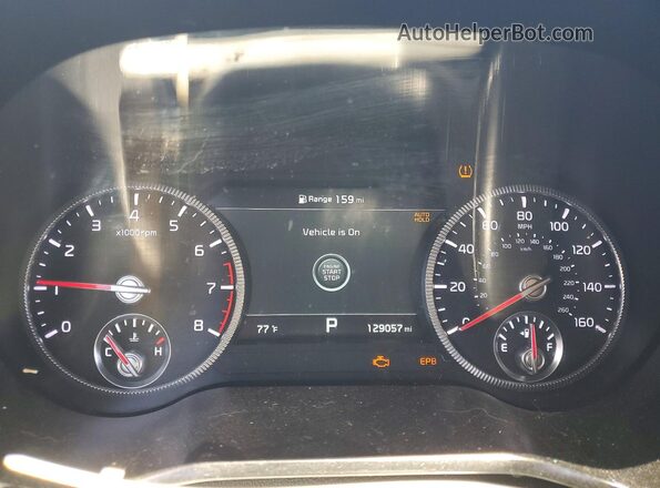 5XYP5DHC4LG004489 2020 KIA TELLURIDE Brown Widok tylnych siedzeń