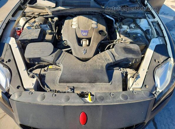 ZAM56RPL4H1226634 2017 MASERATI QUATTROPOR Gray ძრავის განყოფილების ხედი