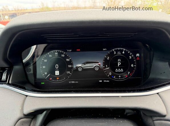 SALZP2FX7LH075196 2020 LAND ROVER RANGE ROVER White Instrument cluster view
