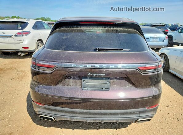 WP1AA2AYXKDA04052 2019 PORSCHE CAYENNE Burgundy წინა სალონის ხედი