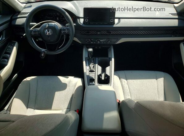 1HGCY1F24SA019752 2025 HONDA ACCORD Red Вид щитка приладів