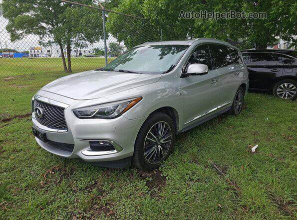 5N1DL0MMXJC513340 2018 INFINITI QX60 Silver Հետևի աջ