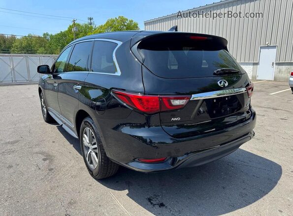 5N1DL0MM9KC565978 2019 INFINITI QX60 Black Trasero derecho